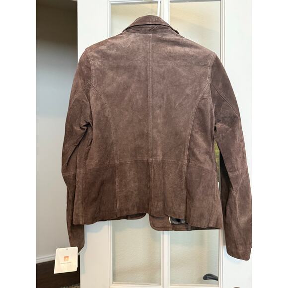 Vintage Wilson Leather suede jacket men’s size 40 / Medium NWT 90s Y2K preppy - Picture 4 of 16